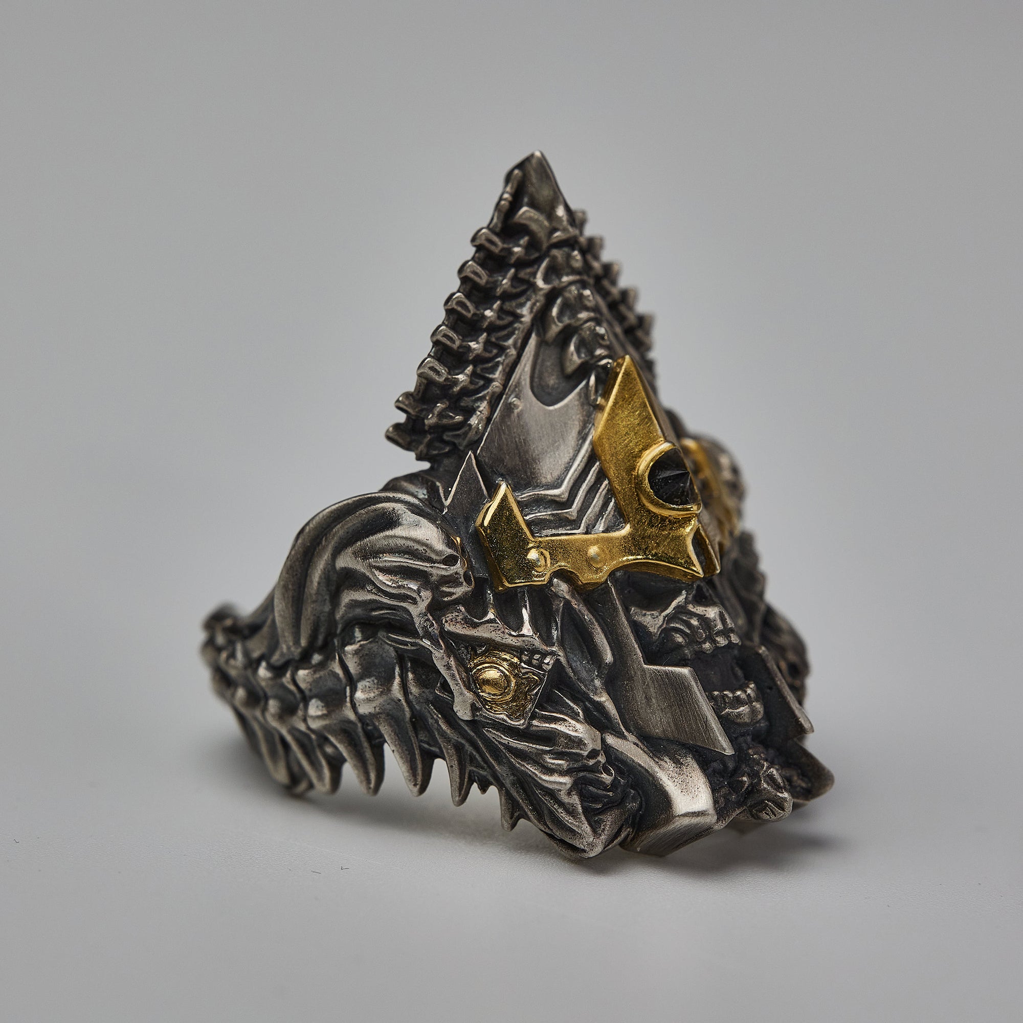 Warhammer Age of Sigmar Supreme Sigil of the Undead Gold Ring Nagash by Starforged